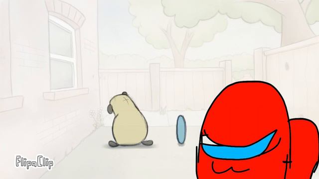 Амонг ас погладил шарик Flippa Clip|Flippa Clip animation смотреть онлайн