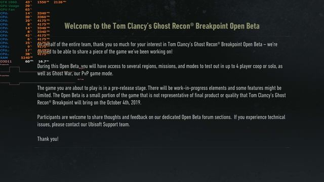 Silent 30086 - Error Ghost recon Break Point Open Beta смотреть онлайн
