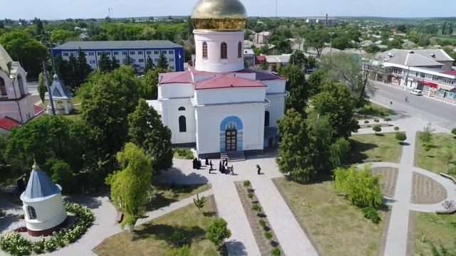 Аэросъёмка Рени. Вознесенский собор смотреть онлайн