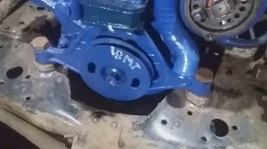 Дизель Д 240 на ГАЗ 3307 установка двигателя. Diesel D 240 for GAZ 3307 engine installation.