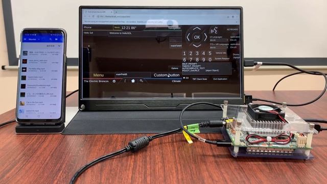 Smart Device Linkソリューションのご紹介 ～無線映像転送デモ(スマートフォン → 車載器)～ смотреть онлайн