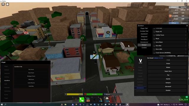 [OP] ROBLOX | Da Hood Script GUI Hack *PASTEBIN 2021* | Auto Farm, Crash Server, Godmode & More! | смотреть онлайн