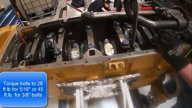 Cat 3406 Oil Pump Install Checking Backlash