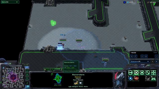 300 IQ Swann Traps The Hunter With Walls! Kerrigan Survival Starcraft 2 custom games смотреть онлайн