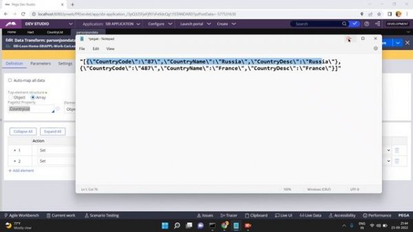 Converting Array Of Json String Elements Into Pagelist In Pega