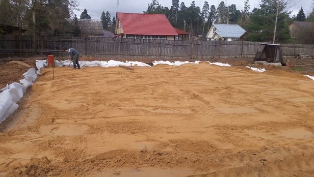 MasicHouse - Фундамент монолитная плита. Дренаж фундамента. Песчаная подушка. смотреть онлайн