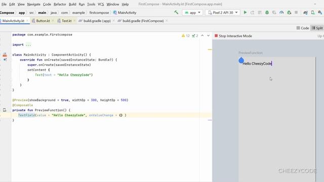 Android Jetpack Basic Composables Tutorial | TextField with State | CheezyCode Hindi смотреть онлайн