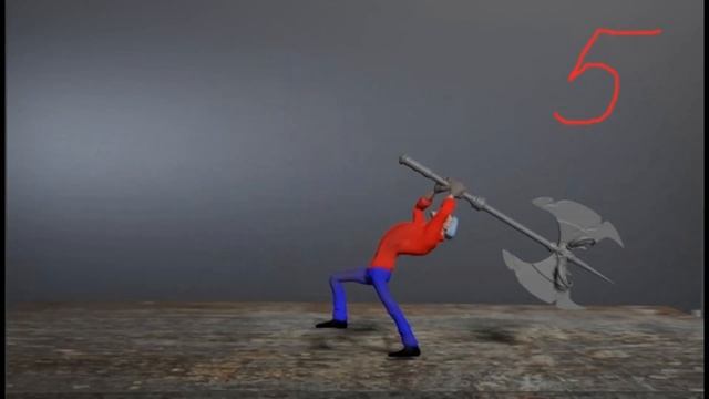BLENDER 2.83 Анимация с секирой 1 смотреть онлайн