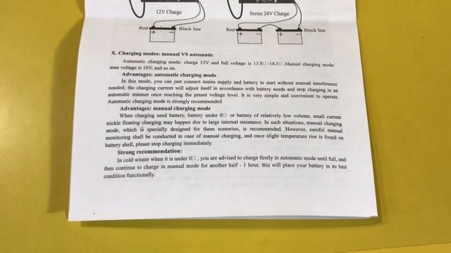 Зарядное устройство для АКБ 12в 24в MF-2B смотреть онлайн