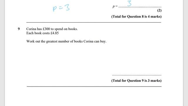 Excel GCSE maths Going for 4 paper 3 2022 part 2 смотреть онлайн