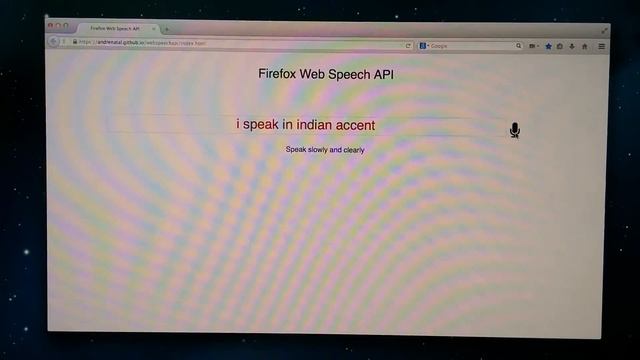 Speech API in Firefox (Indian accent) смотреть онлайн