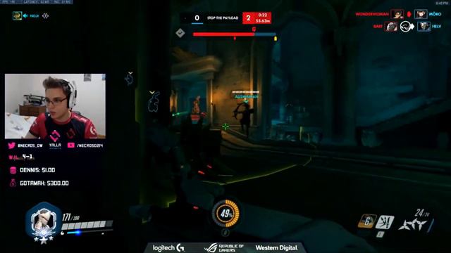 NECROS INSANE GENJI AND CHIPSA AS ANA! [ OVERWATCH SEASON 15 TOP 500 ] смотреть онлайн