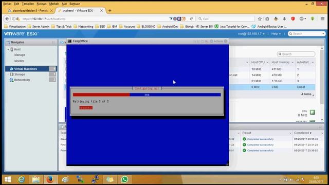 Create and Install VM Linux Server Debian 8.8 on VMware vSphere 6.5 смотреть онлайн