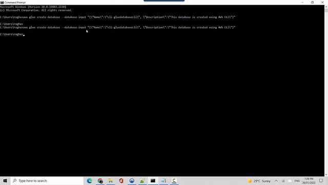 Create AWS Glue Database using AWS CLI смотреть онлайн
