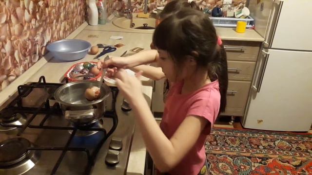 Пасхальные яйца.Диляра и Ильмира. смотреть онлайн