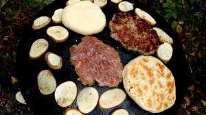 Бургер по деревенский. Жизнь в деревне.