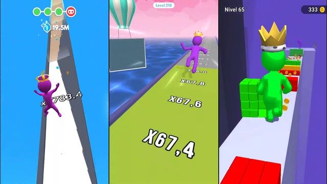 Size Up vs Giant Rush vs Color Race 3d - Triple Game смотреть онлайн