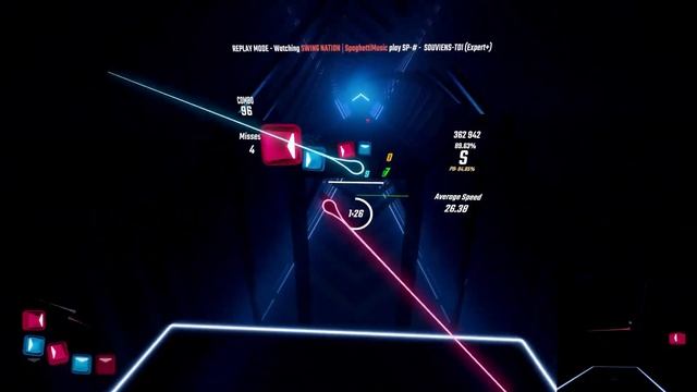 Beat Saber | SpaghettiMusic | SP-# - SOUVIENS-TOI [Ex+] (SS #1) | S 84.95% смотреть онлайн