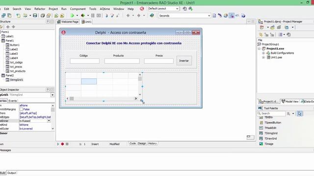 Conectar delphi XE con Ms Access protegido por contraseña смотреть онлайн