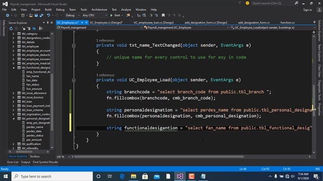 C# - Payroll Management System(Create FillComBox Function, Browse Image from File part 11). смотреть онлайн