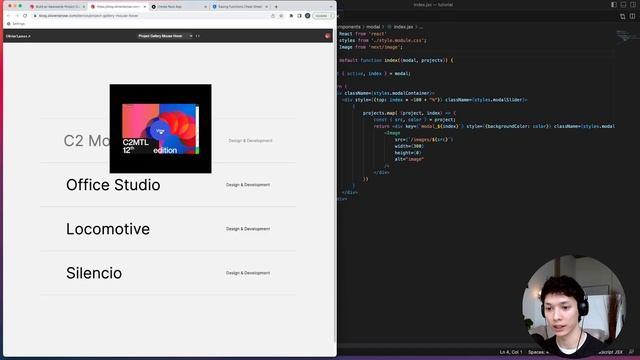 Build an Awwwards Project Gallery using NextJs, GSAP and Framer Motion смотреть онлайн