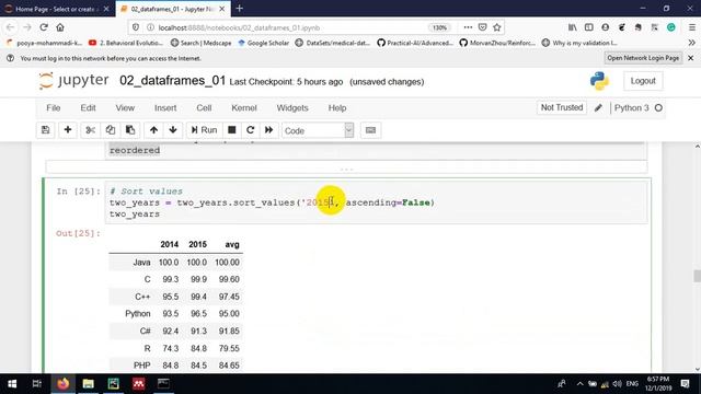 Session 06 part 03 pandas смотреть онлайн