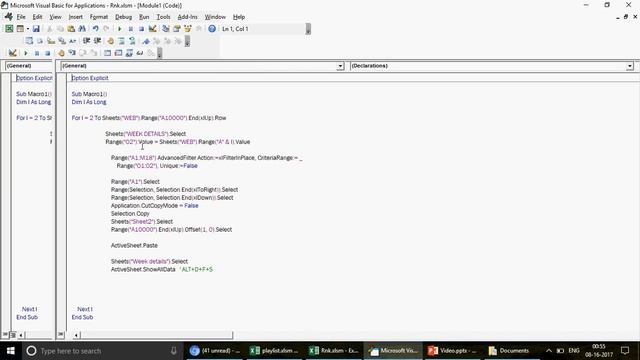 Learn MS Excel -Video 460- VBA -Compile Data advance filter and Loops смотреть онлайн