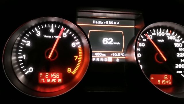 Audi A8 D3 W12 0-100 Km/h Acceleration