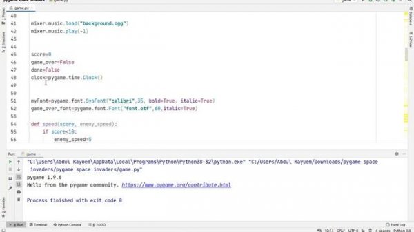 Space Invaders Game in Python - Pygame  [With Source Code]