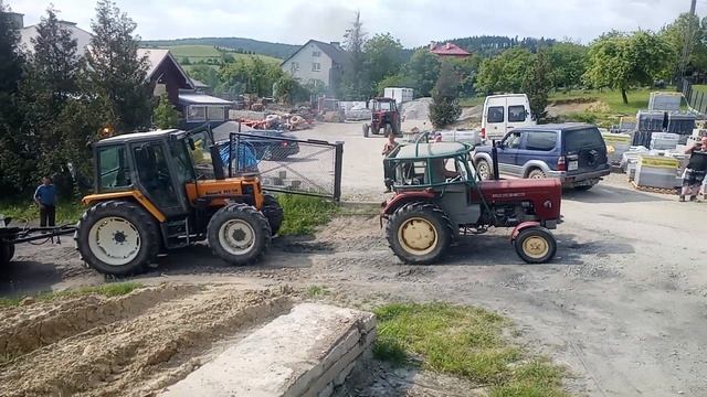 Renault 103.54  &  Ursus C-360 Wyciągnie Lawety Z Spychem