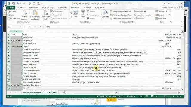 Exporter vos contacts Viadeo sur Excel смотреть онлайн