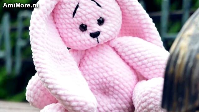 Амигуруми: схема Плюшевый зайчик 