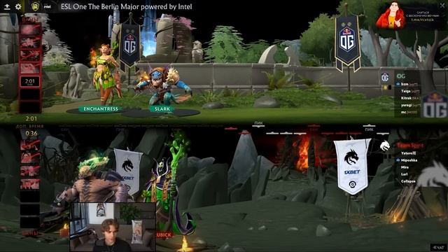 Всегда бы такие матчи! Бесконечные файты. Nix смотрит Team Spirit vs OG смотреть онлайн