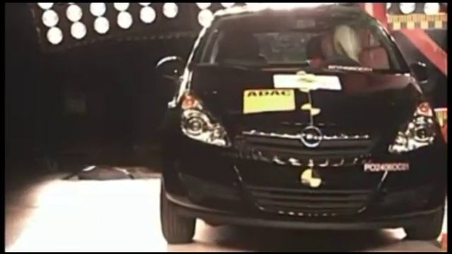 Crash test Opel Corsa 2006 смотреть онлайн