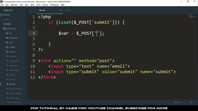 PHP Basic Filter (VALIDATE & SANITIZE) - PHP Tutorial Bangla [Part 25] смотреть онлайн