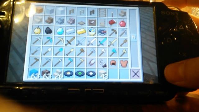 Играю на psp в майнкрафт! смотреть онлайн