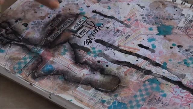 Mixed Media Art Journal From Start to Finish ! смотреть онлайн