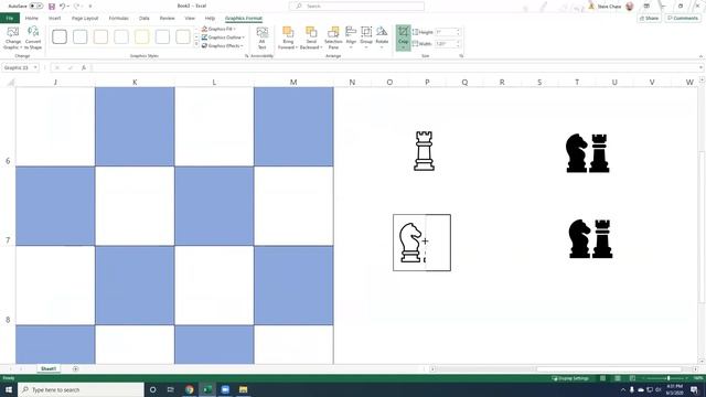 How to play chess in Excel with your own chess board you create смотреть онлайн