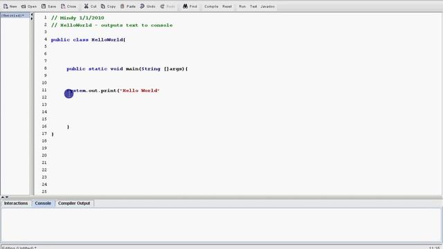 First Java Program - HelloWorld смотреть онлайн