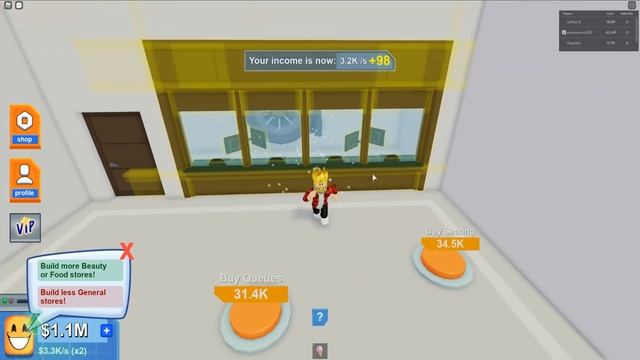 НОВЫЕ ЛЕГЕНДАРНЫЕ МАГАЗИНЫ! ТОРГОВЫЙ ЦЕНТР ТАЙКОН! MALL TYCOON ROBLOX смотреть онлайн
