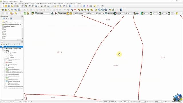 QGIS 3. Подключение публичной кадастровой карты смотреть онлайн