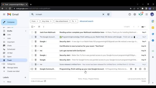 How to Empty Trash in Gmail | Delete email permanently in Gmail смотреть онлайн