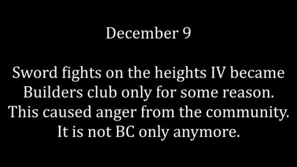 Roblox 2011-2012 timeline