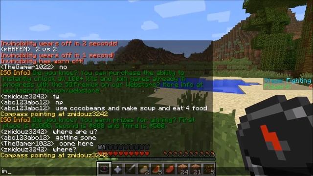 Minecraft 1.8 Tagcraft Winning In Survival Games смотреть онлайн