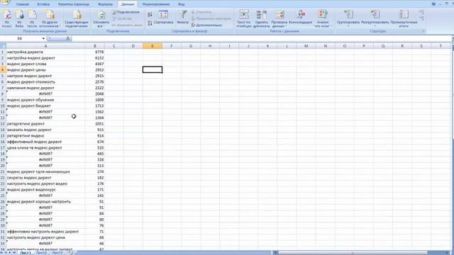 Сбор ключевых слов+Вордстат