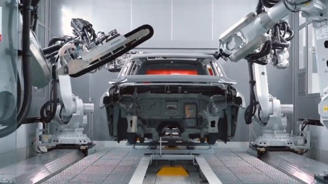 AUDI Q5 E-tron Shanghai factory inside смотреть онлайн