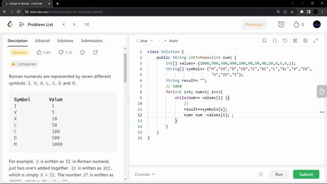 12. Integer to Roman #leetcode using java | #dsa #leetcodequestions #leetcodesolution |@GoCoderGo смотреть онлайн