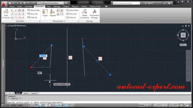 4.12 How to use command symmetric in autocad смотреть онлайн