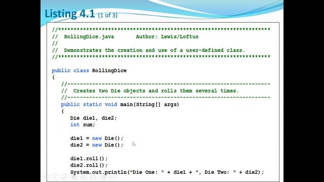 Java: User-Defined Class, Writing Classes, Encapsulation, Java modifiers and Constructors смотреть онлайн
