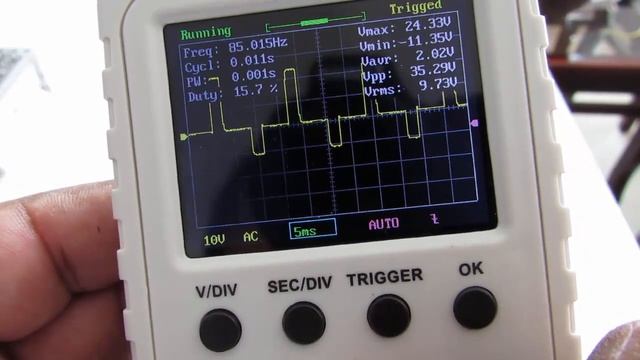 VERIFICACION DE LAS ONDAS DE SALIDA AC ( SENO PURA Y MODIFICADA ) EN INVERSORES OFF GRID ENTRADA DC